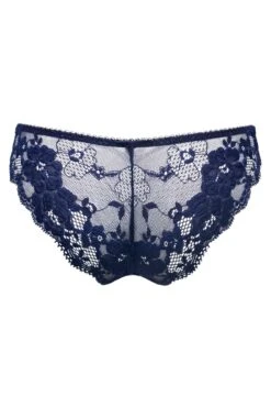 Pour Moi Amour Brazilian Brief - Navy/Lavender -Cheap Clozi Vibe Store 320767 20230822160600