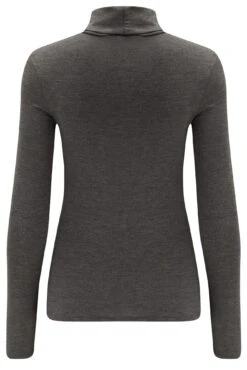 Pour Moi Second Skin Thermal Roll Neck Top - Charcoal -Cheap Clozi Vibe Store 322441 20230906152100