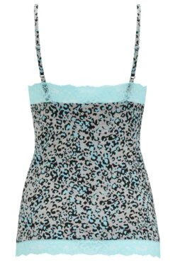Pour Moi Sofa Loves Lace Jersey Cami And Short PJ Set - Grey/Blue -Cheap Clozi Vibe Store 322825 20230921094200