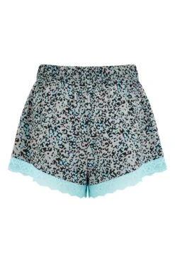 Pour Moi Sofa Loves Lace Jersey Cami And Short PJ Set - Grey/Blue -Cheap Clozi Vibe Store 322826 20230921094200