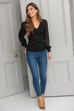 Pour Moi Alexa Stretch Denim Skinny Jeans - Mid Blue